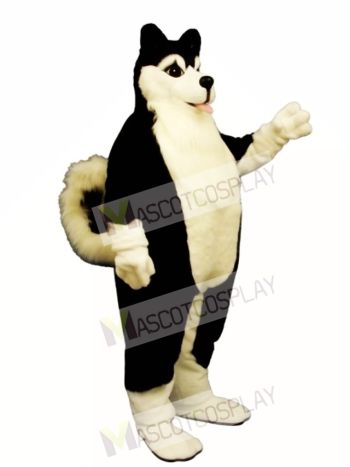 Cute Fat Husky Dog Mascot Costume