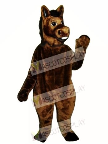 Brown Donkey Mascot Costume