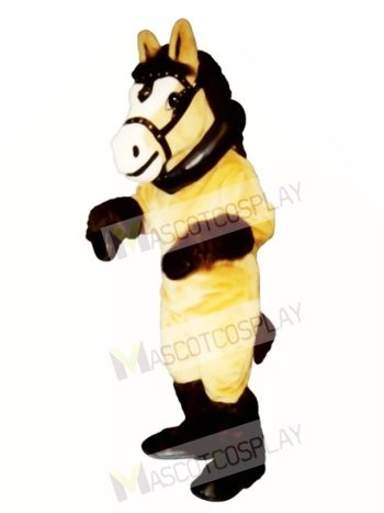 Clyde Clydesdale Horse with Collar & Harness Mascot Costume