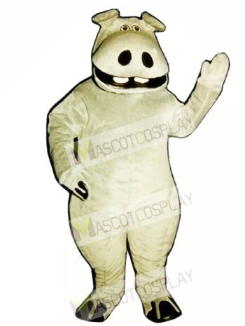 Hippie Hippo Mascot Costume