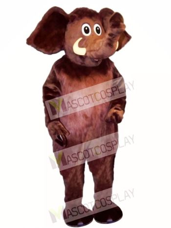 Monty Mammoth Elephant Mascot Costume