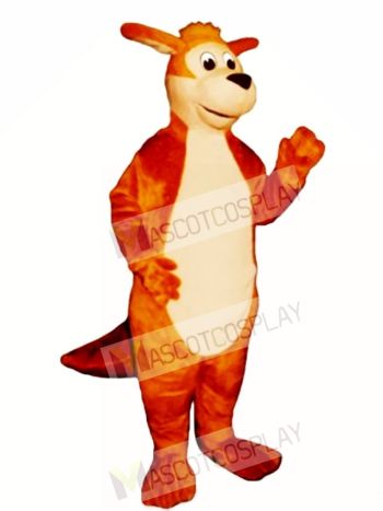 Jumping Kangaroo Mascot Costume