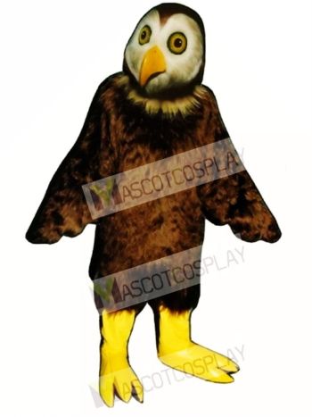 Cute Barn Owl Mascot Costume