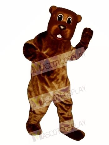 Woody Beaver Mascot Costume