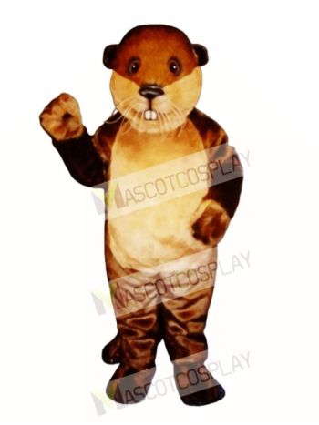 Benny Beaver Mascot Costume