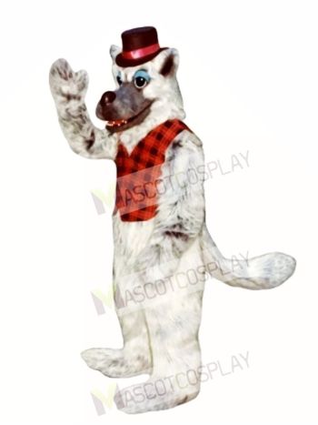 Bad Wolf with Hat & Vest Mascot Costume