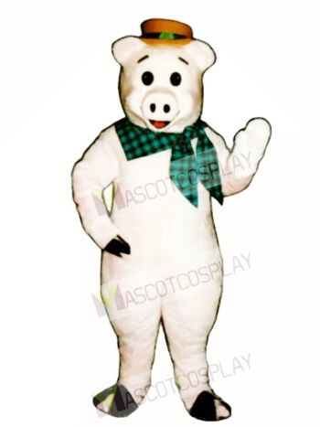 Straw Pig Mascot Costume