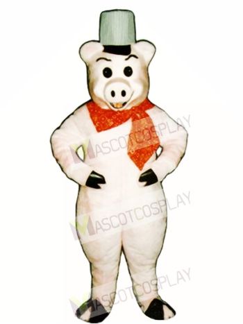 Brick Pig Mascot Costume