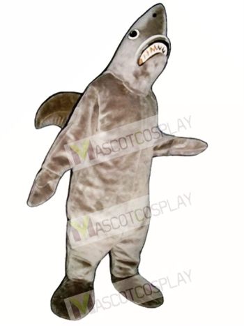 Cute Shark Mascot Costume