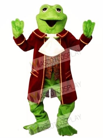 Colonial Frog Mascot Costume