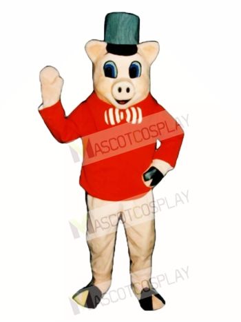 Brick Pig Mascot Costume