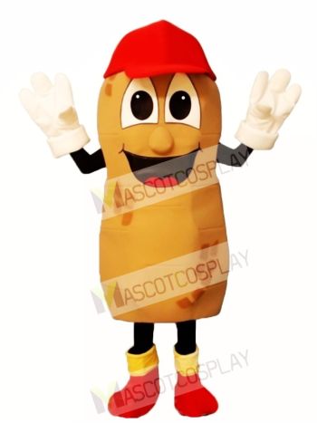 Umpire Peanut with Hat, Shoes & Gloves Mascot Costume