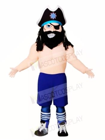 Blackbeard Pirate Mascot Costumes People