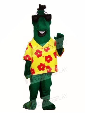Green Dinosaur Mascot Costumes 