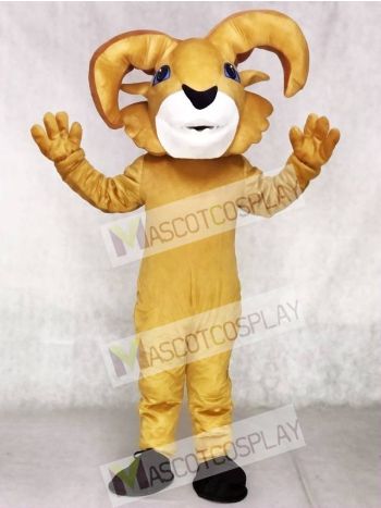Yellow Ram Mascot Costumes Animal