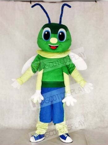 Green Firefly Mascot Costumes Insect