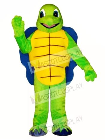 Blue Shell Turtle Mascot Costume