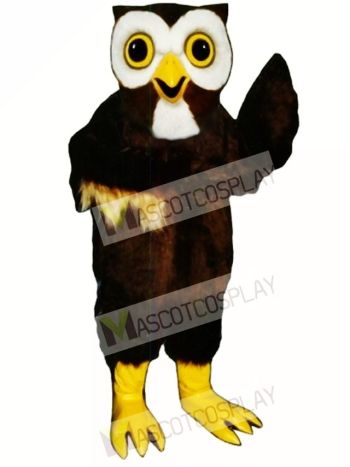Cute Night Owl Mascot Costume