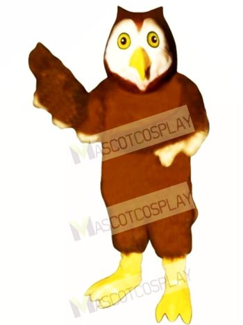 Cute Horned Owl Mascot Costume