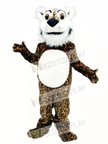 Cute Comic Leopard Mascot Costume