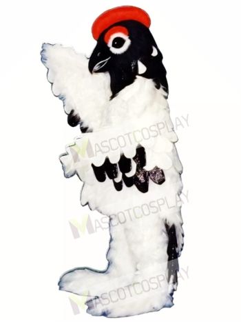 Cute Elegant Snow Bird Mascot Costume