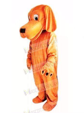 Brown Dog with Long Ears Mascot Costumes Cartoon