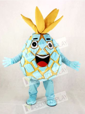 Aqua Pineapple Pete Fruit Mascot Costume Cartoon