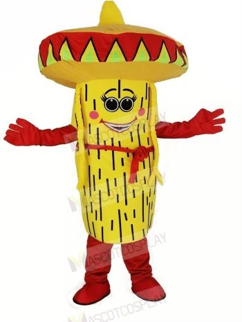 Mexican Food Tamale Mascot Costume Cartoon