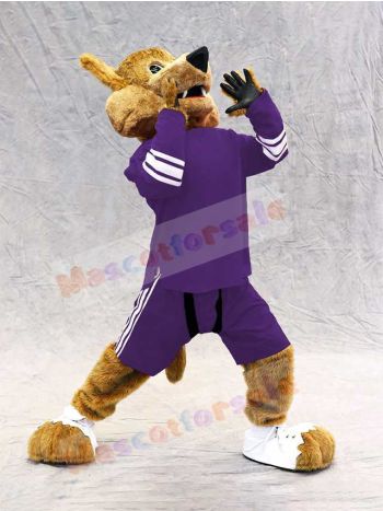 Coyote mascot costume