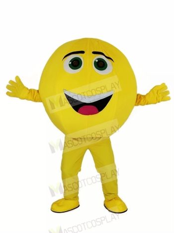 The Yellow Emoji Movie Characters Gene Mascot Costumes Cartoon