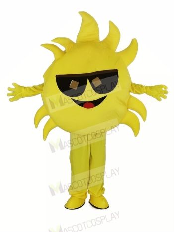 Mr. Sunshine Mascot Costume Cartoon	