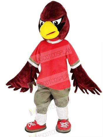 Cool Red Eagle Mascot Costume Animal