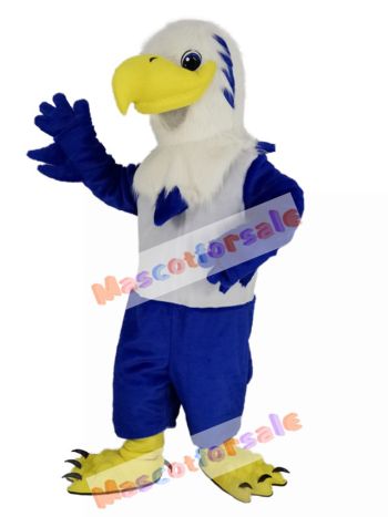 White Head Falcon Eagle Mascot Costume Bird