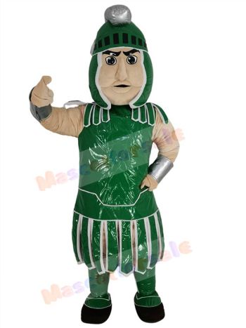 Spartan Knight mascot costume