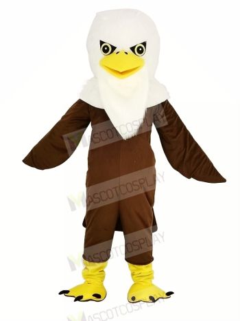 Brown Long Wool Eagle Mascot Costume Animal	