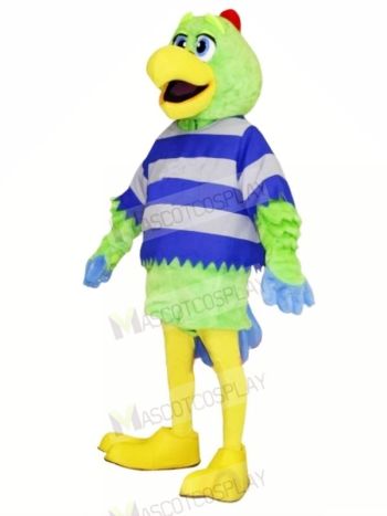 Tall Green Parrot Mascot Costumes Adult	