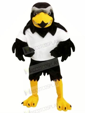 Fierce Falcon with White T-shirt Mascot Costumes	