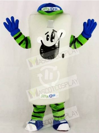 The Trash with Blue Hat Mascot Costume School