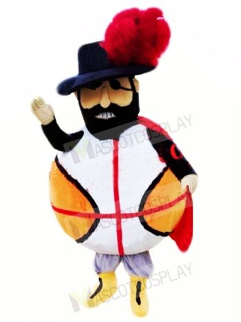 Basketball Pirate Mascot Costume 