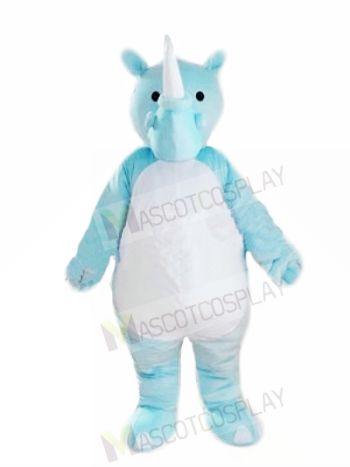 Blue Lightweight Rhinoceros Mascot Costumes