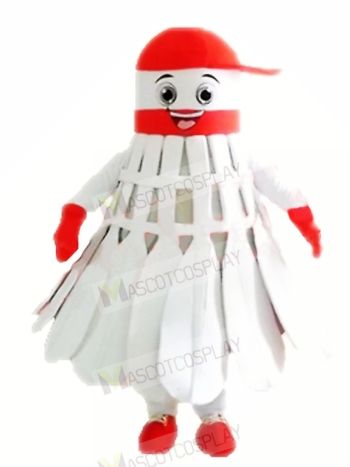 Badminton with Red Hat Mascot Costume College	