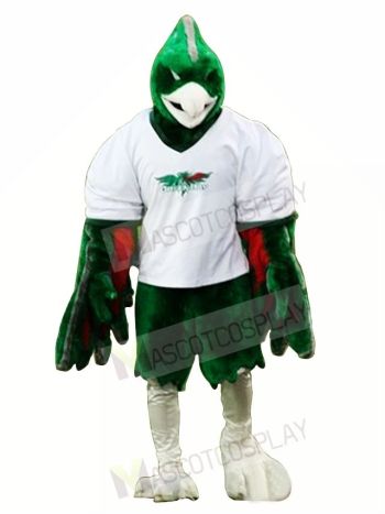 Sport Green Phoenix Mascot Costume 