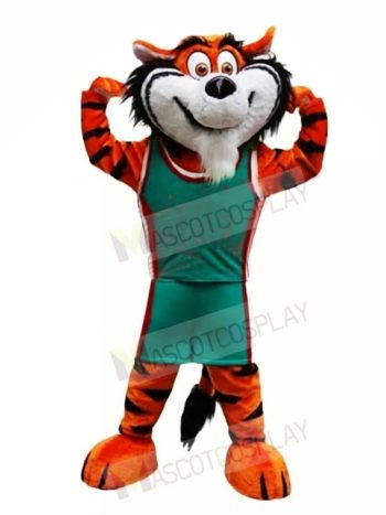 Sport School Tiger Mascot Costume 