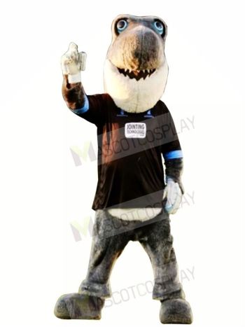 Sussex Cricket Gray Shark Mascot Costume 