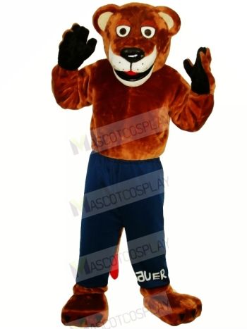 Funny Strong Leopard Mascot Costumes Adult