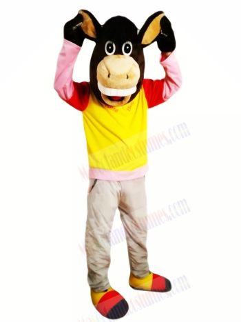 New Donkey Mascot Costumes Cartoon	