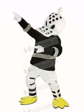 Wild Wing Duck Mascot Costume Ice Hockey Player