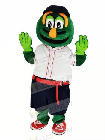Wally Red Sox with White T-shirt Mascot Costume