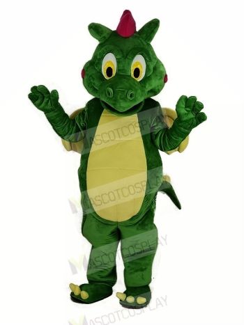 Green Fly Dragon Mascot Costume Adult