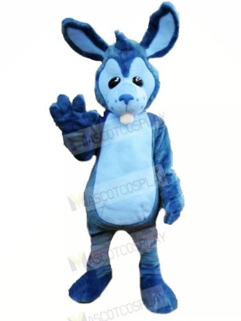 High Quality Blue Rabbit Mascot Costumes Cartoon	